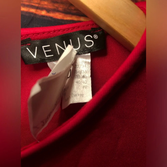 Red Ruffle Detail Dress - Picture 4 of 14